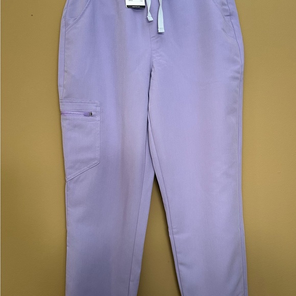 Figs NWT Lavender Zamora High Wasted jogger scrub pants Small - Picture 5 of 11